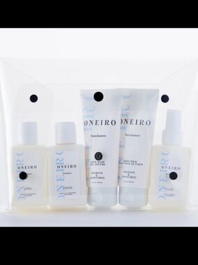 NEW ONEIRO Sunchasers Skincare 5 pc Set Body milk & wash, shampoo, conditioner..